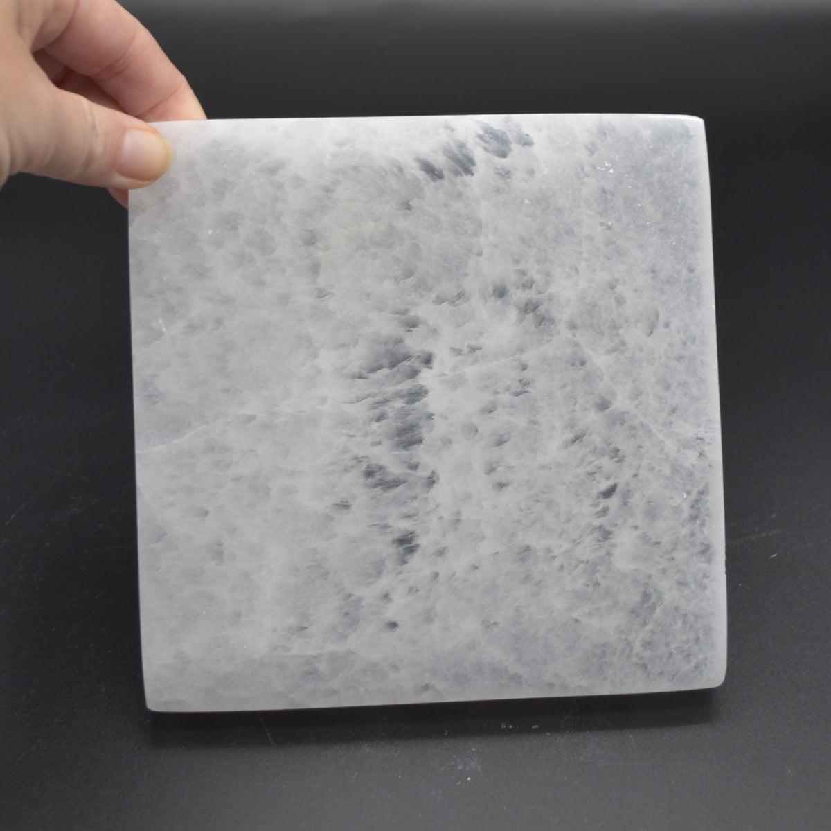 Selenite Square Charging Plate - 14.5cm - 1 Count