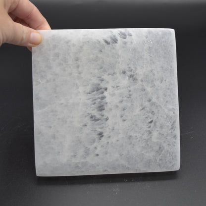 Selenite Square Charging Plate - 14.5cm - 1 Count