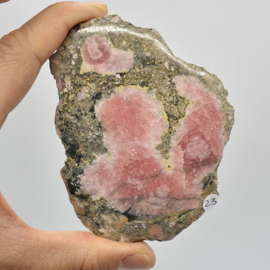 Raw Rhodochrosite Slab Slice Specimen from Argentina - 158 grams #23