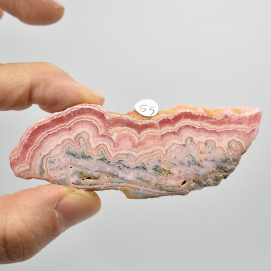 Raw Rhodochrosite Slab Slice Specimen from Argentina - 47 grams #59