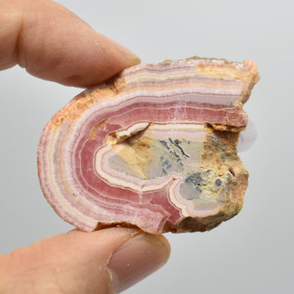 Rhodochrosite Slab Slice Specimen from Argentina - 27 grams #76