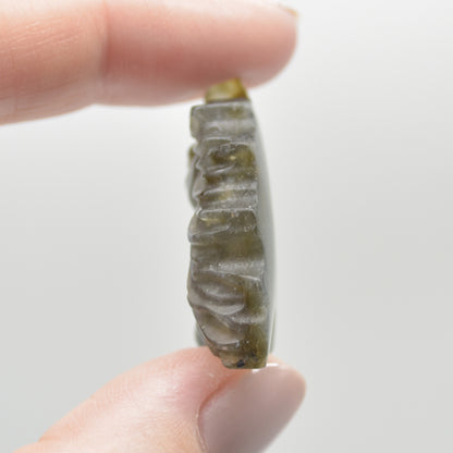 Labradorite Carved Small Unicorn Head - 3cm - 1 Count