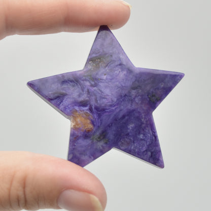 Charoite Crystal Star - 5cm - 1 Count #01