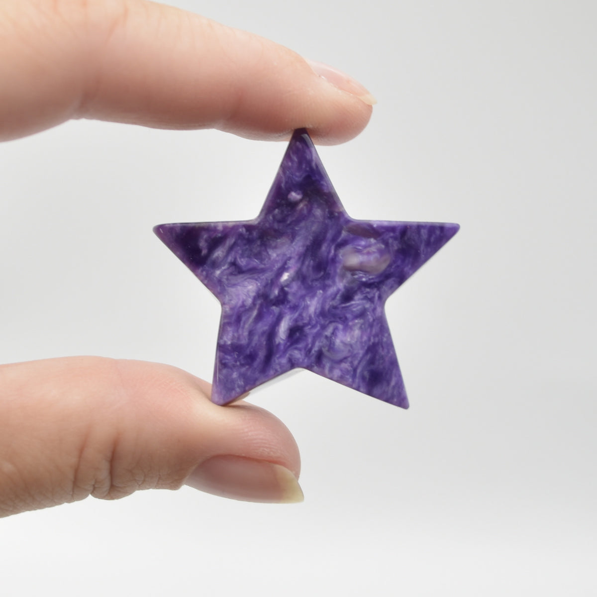 Charoite Crystal Star - 4cm - 1 Count #06