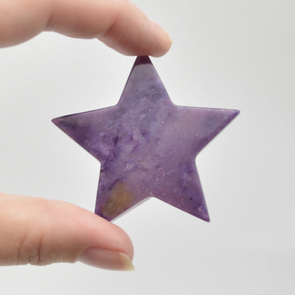 Charoite Crystal Star - 5cm - 1 Count #09