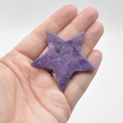 Charoite Crystal Star - 5cm - 1 Count #09