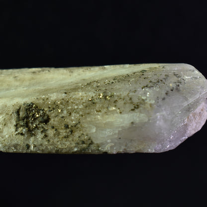 Danburite (with Pyrite) UV Reactive Crystal Raw Point Specimen from Mexico - 19 grams - #07