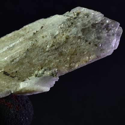 Danburite (with Pyrite) UV Reactive Crystal Raw Point Specimen from Mexico - 19 grams - #11