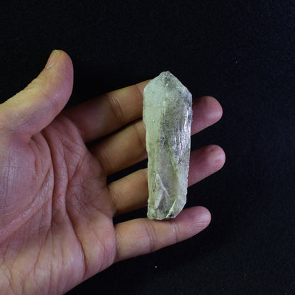 Danburite (with Pyrite and Calcite) UV Reactive Crystal Raw Point Specimen from Mexico - 42 grams - #14