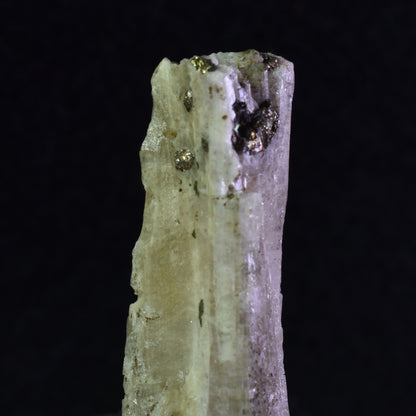 Danburite (with Chalcoyrite) UV Reactive Crystal Raw Point Specimen from Mexico - 24 grams - #15