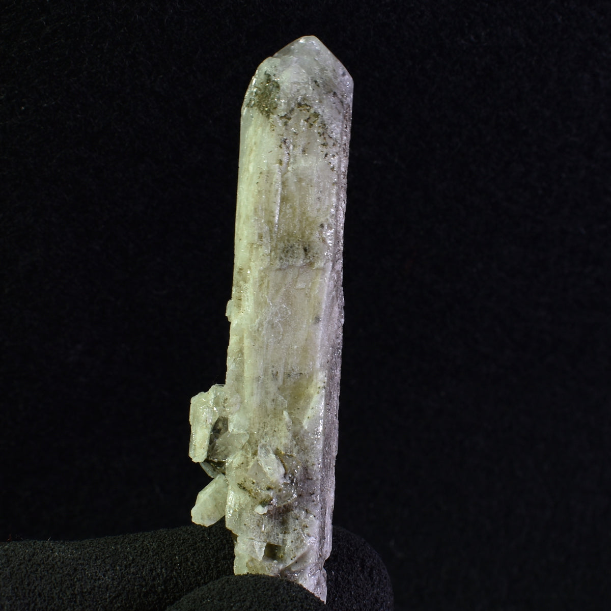 Danburite (with Pyrite) UV Reactive Crystal Raw Point Specimen from Mexico - 17 grams - #17