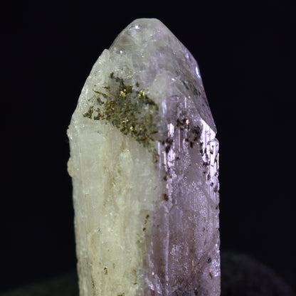 Danburite (with Pyrite) UV Reactive Crystal Raw Point Specimen from Mexico - 17 grams - #17