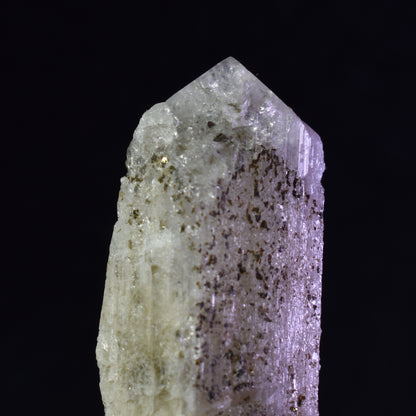Danburite (with Pyrite) UV Reactive Crystal Raw Point Specimen from Mexico - 17 grams - #17