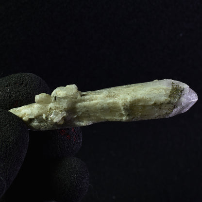 Danburite (with Pyrite) UV Reactive Crystal Raw Point Specimen from Mexico - 17 grams - #17