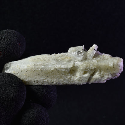 Danburite (with Pyrite) UV Reactive Crystal Raw Point Specimen from Mexico - 17 grams - #17