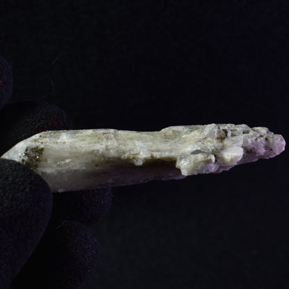 Danburite (with Pyrite) UV Reactive Crystal Raw Point Specimen from Mexico - 17 grams - #17