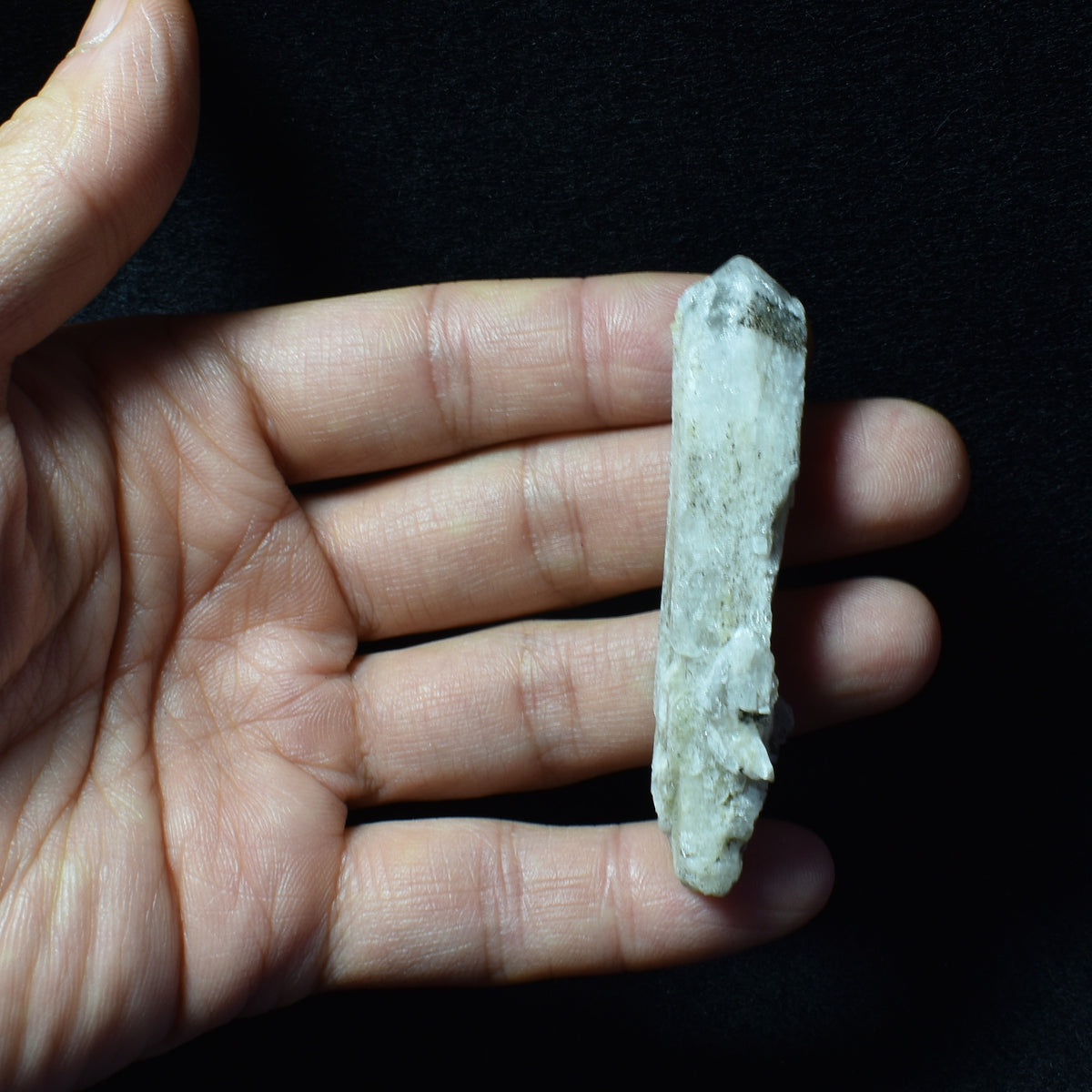 Danburite (with Pyrite) UV Reactive Crystal Raw Point Specimen from Mexico - 17 grams - #17