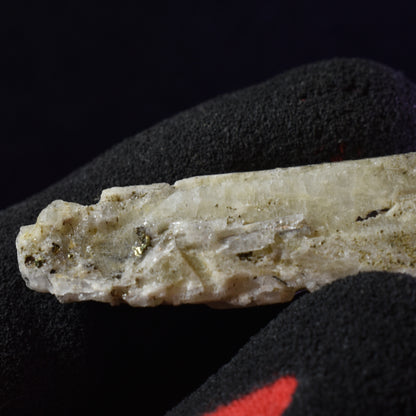 Danburite (with Pyrite) UV Reactive Crystal Raw Point Specimen from Mexico - 21 grams - #23