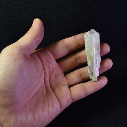 Danburite (with Pyrite) UV Reactive Crystal Raw Point Specimen from Mexico - 21 grams - #23