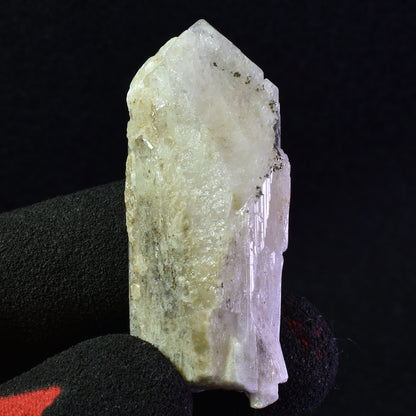 Danburite (with Pyrite and Calcite) UV Reactive Crystal Raw Point Specimen from Mexico - 32 grams - #25