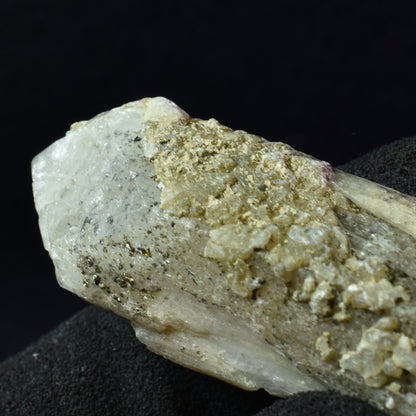 Danburite (with Pyrite and Calcite) UV Reactive Crystal Raw Point Specimen from Mexico - 32 grams - #25
