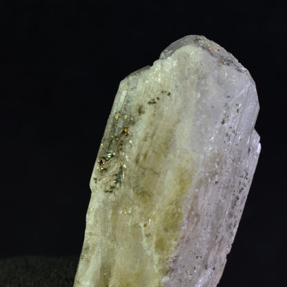 Danburite (with Chalcopyrite) UV Reactive Crystal Raw Point Specimen from Mexico - 24 grams - #26