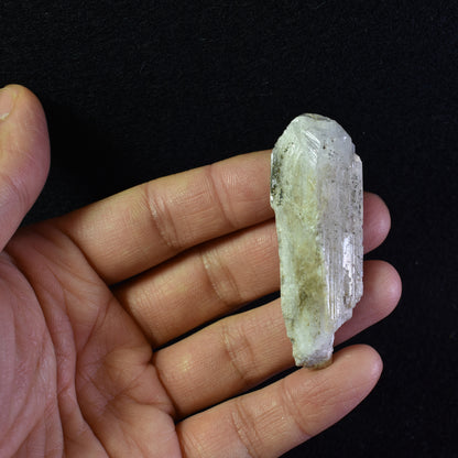 Danburite (with Chalcopyrite) UV Reactive Crystal Raw Point Specimen from Mexico - 24 grams - #26