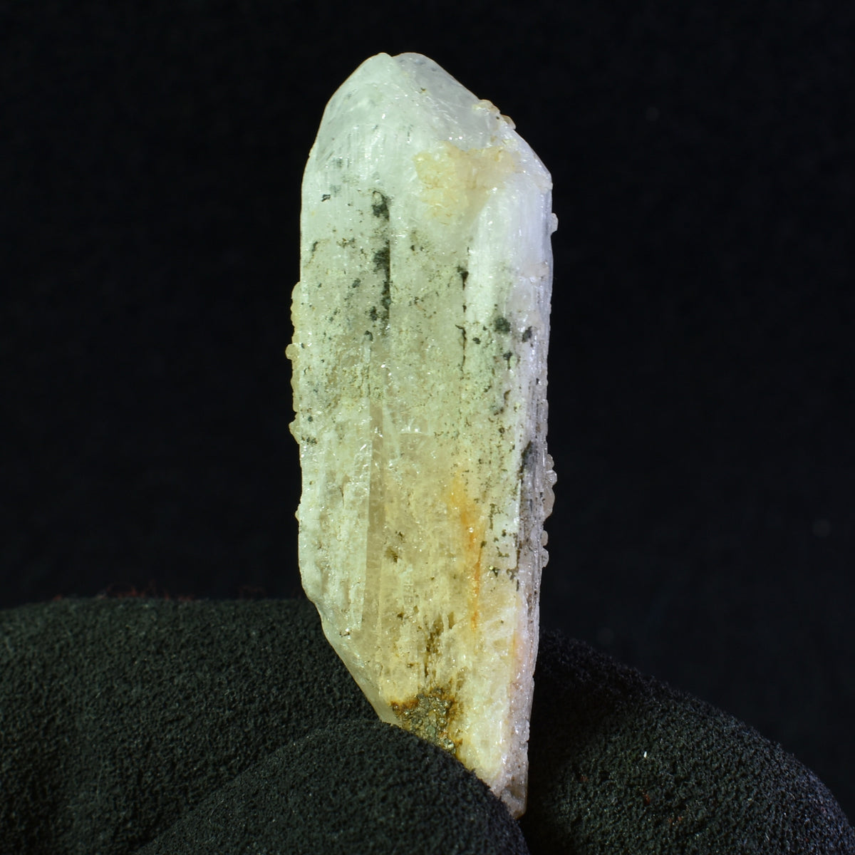 Danburite (with Pyrite and Calcite) NON UV Reactive Crystal Raw Point Specimen from Mexico - 12 grams - #27