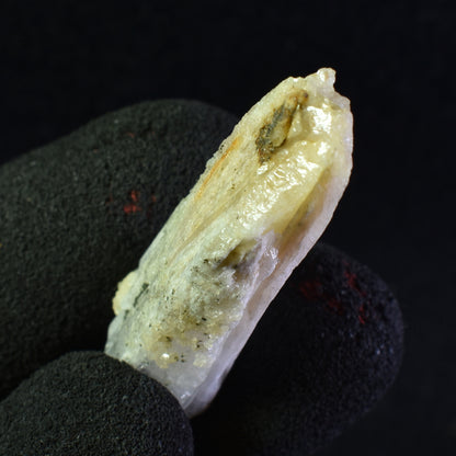 Danburite (with Pyrite and Calcite) NON UV Reactive Crystal Raw Point Specimen from Mexico - 12 grams - #27