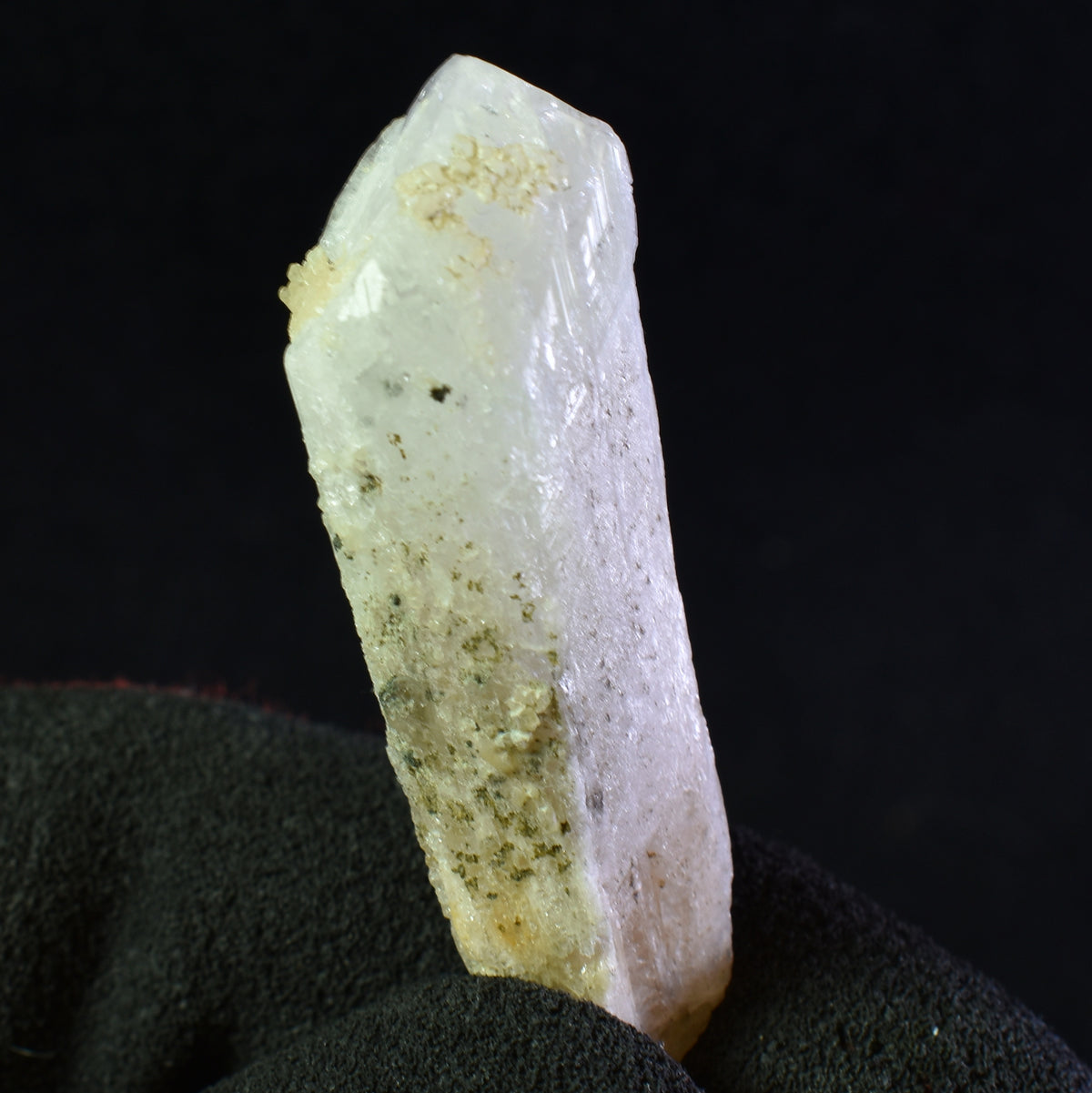Danburite (with Pyrite and Calcite) NON UV Reactive Crystal Raw Point Specimen from Mexico - 12 grams - #27