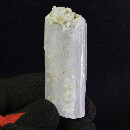 Danburite (with Calcite) UV Reactive Crystal Raw Point Specimen from Mexico - 58 grams - #30