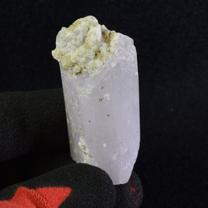 Danburite (with Calcite) UV Reactive Crystal Raw Point Specimen from Mexico - 58 grams - #30