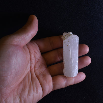 Danburite (with Calcite) UV Reactive Crystal Raw Point Specimen from Mexico - 58 grams - #30