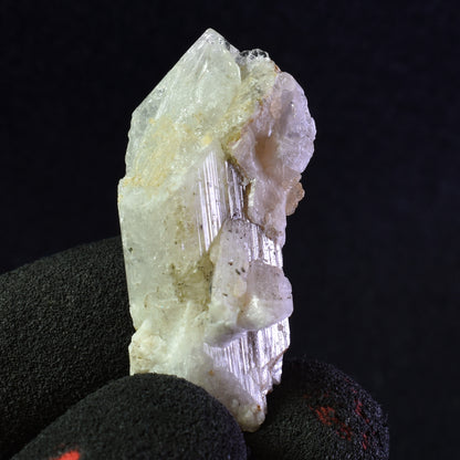 Danburite (with Calcite, Pyrite and Sphalerite) UV Reactive Crystal Raw Point Specimen from Mexico - 16 grams - #35