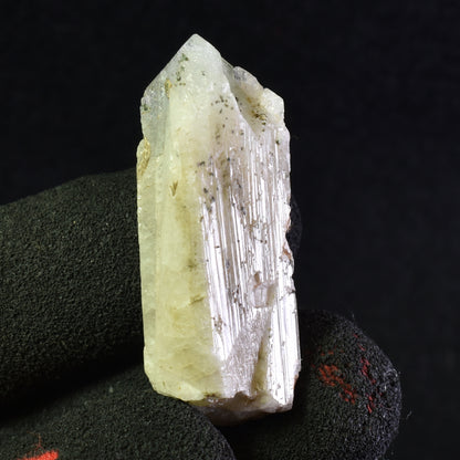 Danburite (with Calcite) UV Reactive Crystal Raw Point Specimen from Mexico - 12 grams - #38