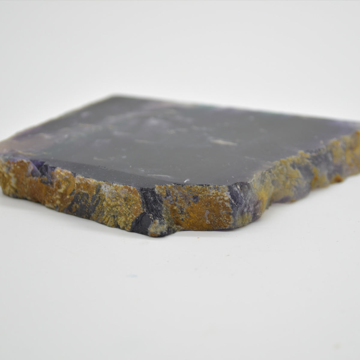 Rainbow Fluorite Freeform Slice - 271 grams - #12