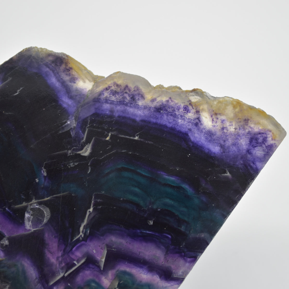 Rainbow Fluorite Freeform Slice - 271 grams - #12