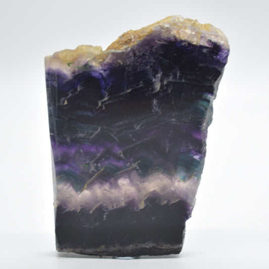 Rainbow Fluorite Freeform Slice - 287 grams - #19