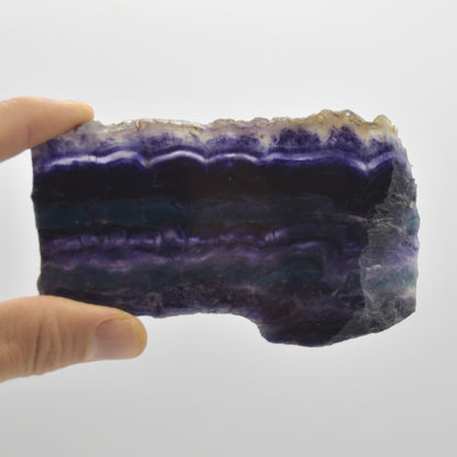 Rainbow Fluorite Freeform Slice - 202 grams - #22