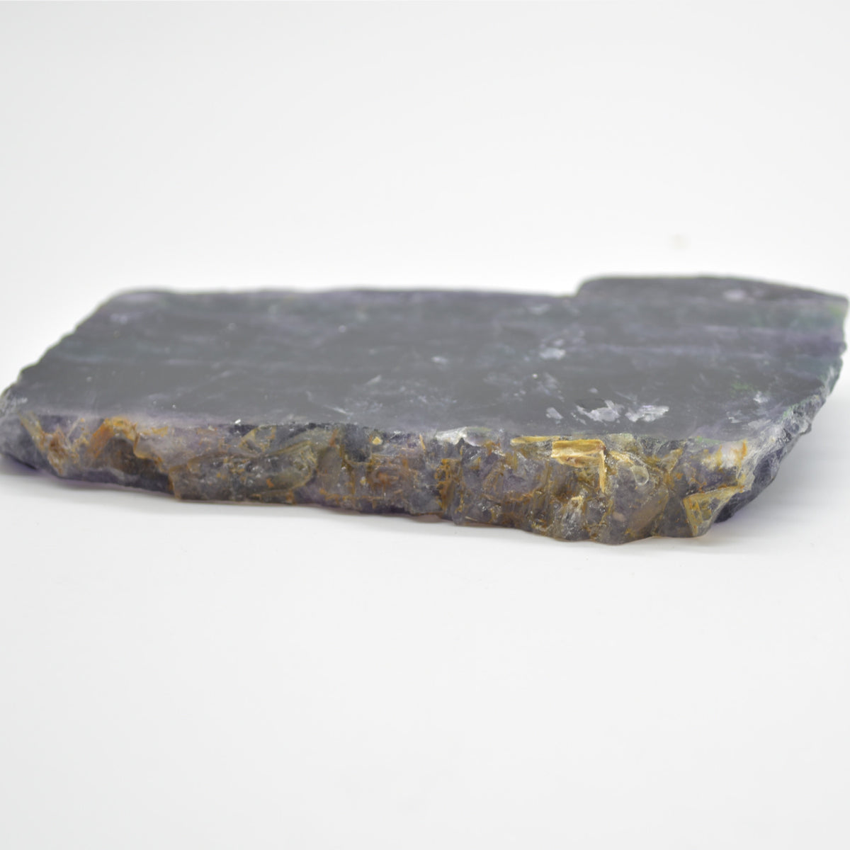 Rainbow Fluorite Freeform Slice - 202 grams - #22