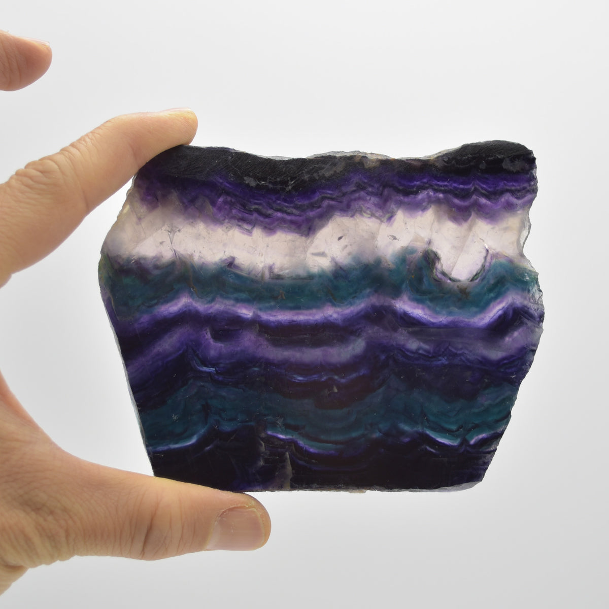 Rainbow Fluorite Freeform Slice - 262 grams - #28