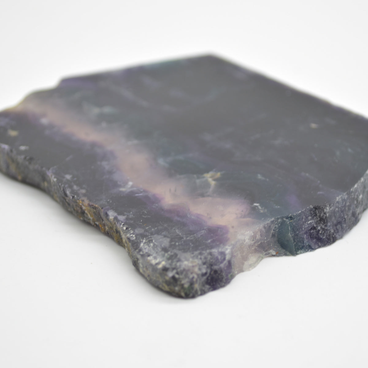 Rainbow Fluorite Freeform Slice - 262 grams - #28