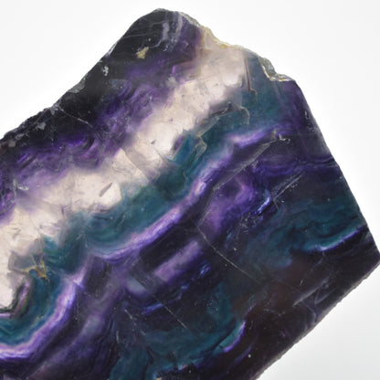 Rainbow Fluorite Freeform Slice - 262 grams - #28