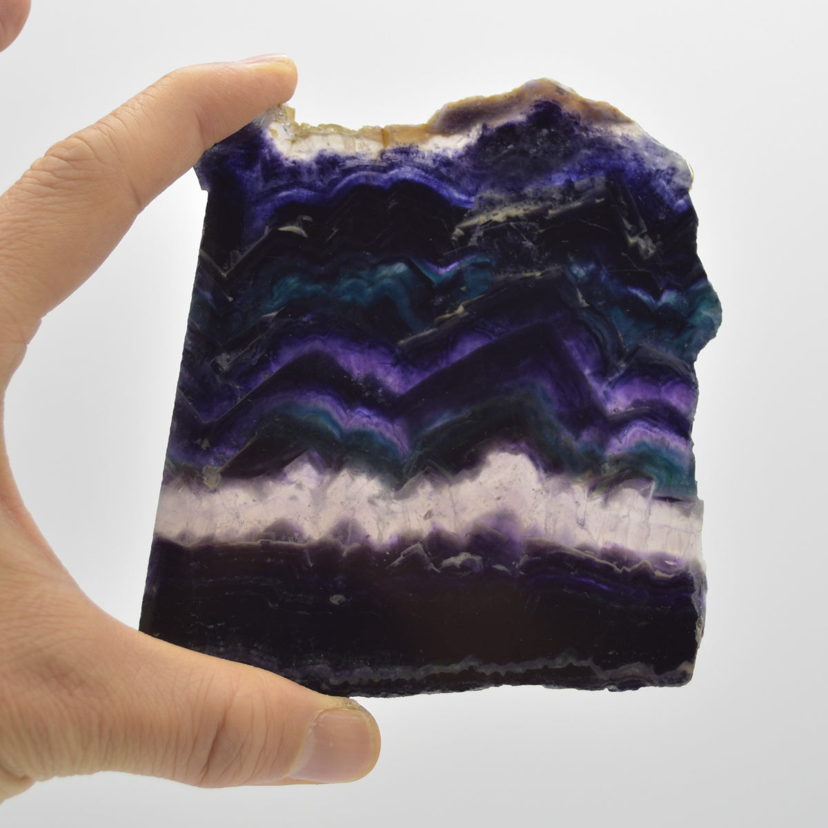 Rainbow Fluorite Freeform Slice - 108 grams - #30