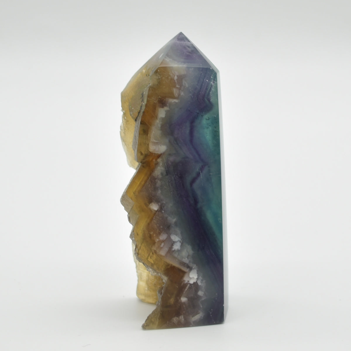 Rainbow Fluorite Freeform Slice - 175 grams - #008