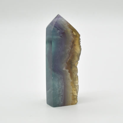 Rainbow Fluorite Freeform Slice - 175 grams - #008