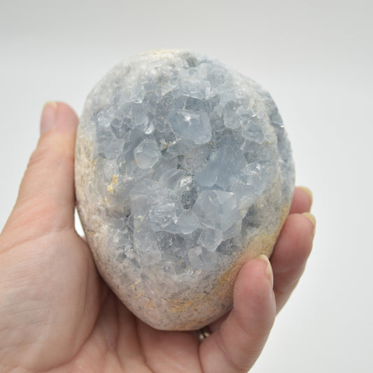 Celestite Crystal Geode - 832 grams - #02