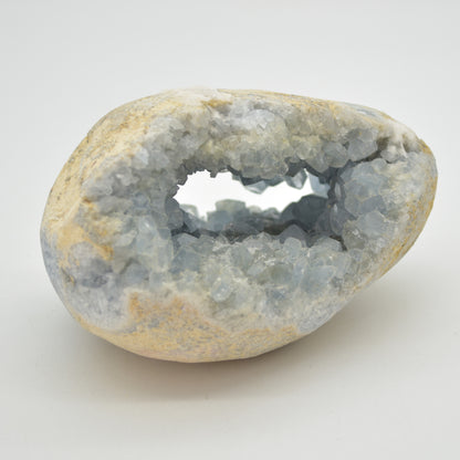 Celestite Crystal Geode - 1371 grams - #03