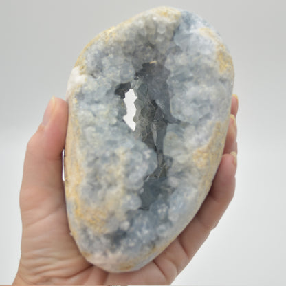 Celestite Crystal Geode - 1371 grams - #03