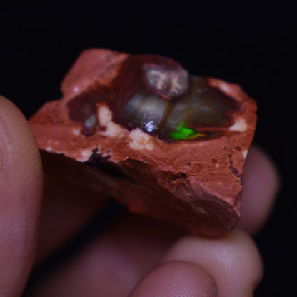 Mexican Rough Raw Fire Opal in Matrix Specimen Stone - 57ct #01